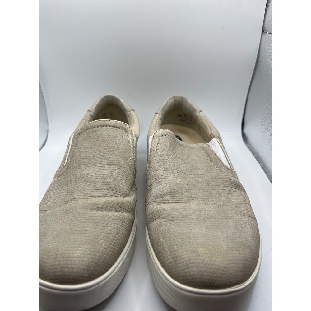 Dr Scholls Women's Beige Slip On Sneakers Memory Foam Size 7.5‎